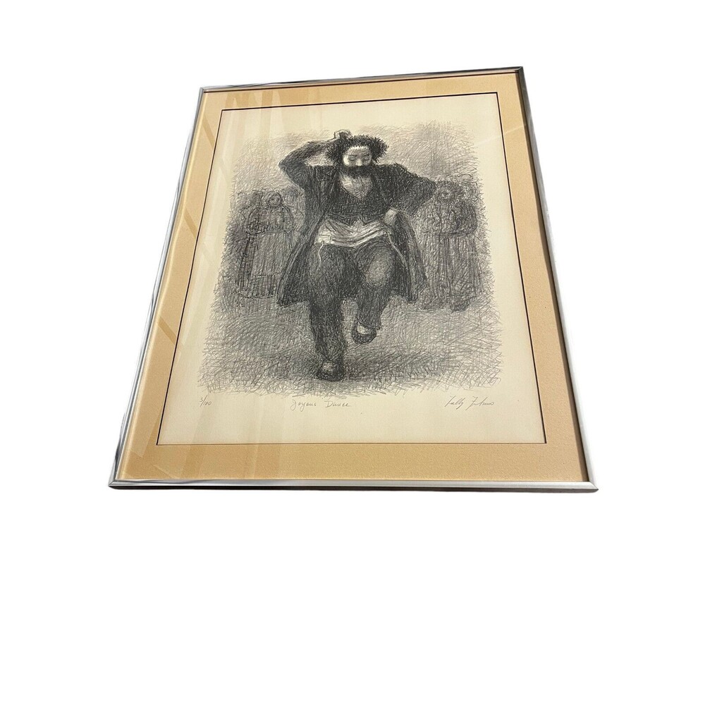 Tully Filmus Signed Lithograph Print Joyous Dance - Framed